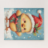 Puzzle Poussin Jaune Festif (Horizontal)