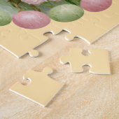 Puzzle Poussin printanier avec bordure d'œuf pastel (Côté)