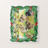 Puzzle Poussins de Noël (Vertical)