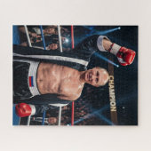 Puzzle Poutine champion de boxe poids lourd knockout (Horizontal)