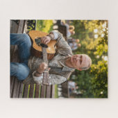Puzzle Poutine Guitare Folk Acoustique Barde (Horizontal)