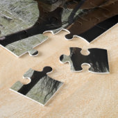 Puzzle Poutine sans chemise monte un cheval (Côté)