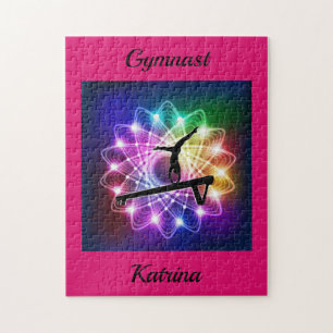 Puzzle Poutre d'équilibre personnalisée pour filles de gy