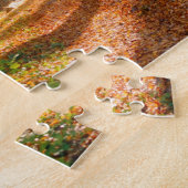 Puzzle Poutres de soleil dans une forêt de hêtres brumeux (Côté)