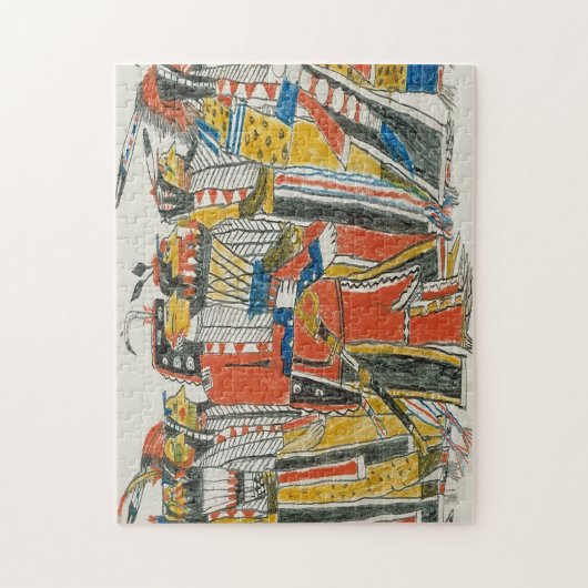 Puzzle Pow Wow amérindien (Vertical)