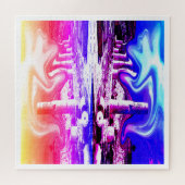 Puzzle Power of a warrior angel art (Horizontal)
