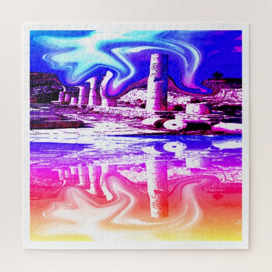 Puzzle Power of a warrior angel art (Vertical)