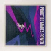 Puzzle Practice Makes Power (Horizontal)