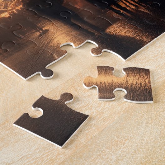 Puzzle Prague nuit en République Tchèque (Côté)