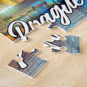 Puzzle Prague, République tchèque, La Nuit (Côté)