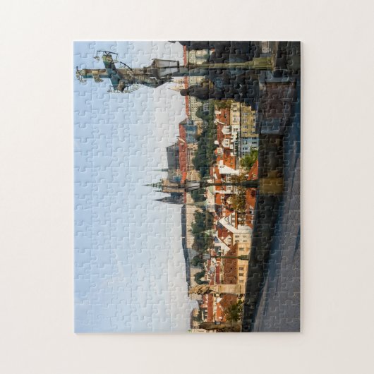 Puzzle Prague Vue du château de Charles pont, Tchèque R. (Vertical)