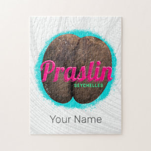 Puzzle Praslin Seychelles Océan Indien Souvenir Vintage