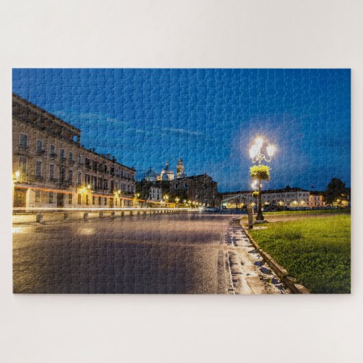 Puzzle Prato della Valle la nuit à Padova, Italie (Horizontal)