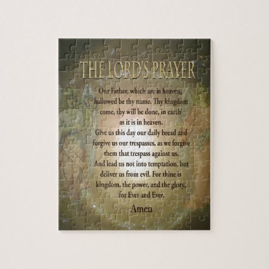 Puzzle Prayer de seigneur (Vertical)
