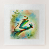 Puzzle Praying Mantis 031024AREF144 - Watercolor (Horizontal)