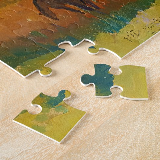 Puzzle Pré et Chevaux par Maynard Dixon (Côté)