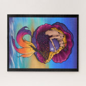 Puzzle précieux de sirène de perle (Horizontal)