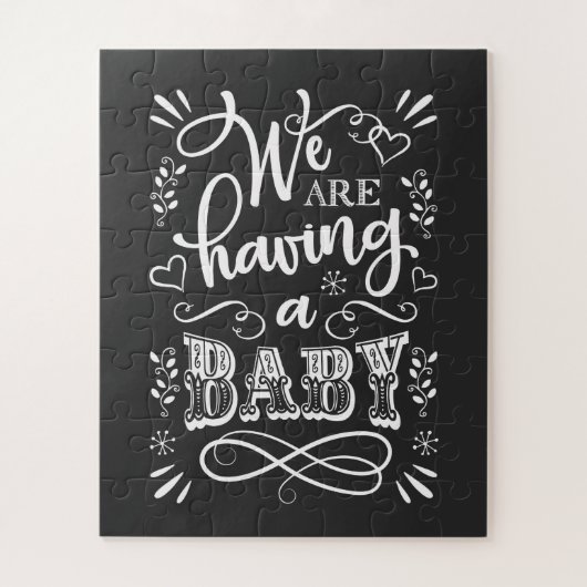 Puzzle Pregnancy Announcement to Husband (Vertical)
