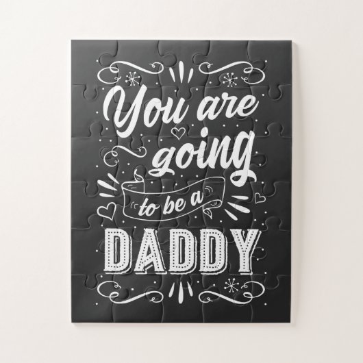 Puzzle Pregnancy Announcement You are Going to be a Daddy (Vertical)