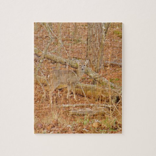 Puzzle Premier hiver du Cerf de Bébé (Vertical)