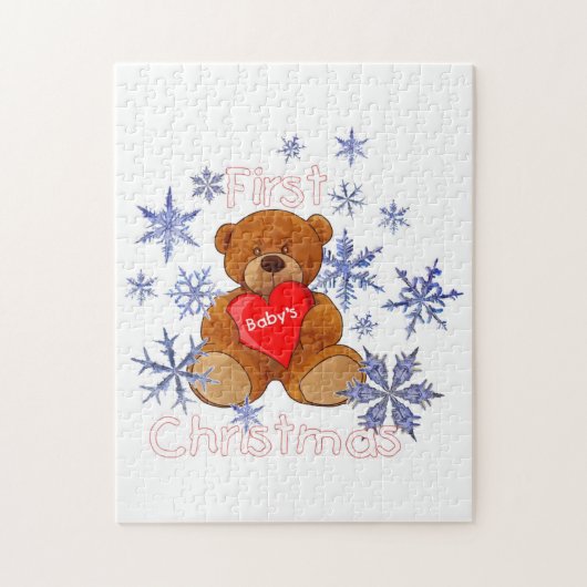 Puzzle Premier Noël de bébé (Vertical)