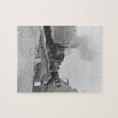 Puzzle Premier train passant par le mur de Pékin, ch (Horizontal)