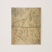 Puzzle Première bataille d'ORIGINAL de carte de guerre (Vertical)