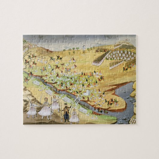 Puzzle Première bataille entre les Grecs et les Turcs, (Horizontal)