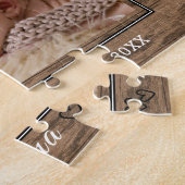 Puzzle Première fête des mères Grand-mère Photo Rustic Wo (Côté)