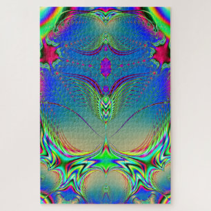 Puzzle Premiers papillons de l'art Abstrait fractal du pr