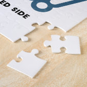 Puzzle Prends un bonjour ! - Joyeux dessin de chien blanc (Côté)