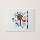 Puzzle Prenez le saut synaptique pensent (la synapse de (Horizontal)