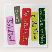 Puzzle Prenez Une Relation Aimée Autour D'Une Solution !  (Horizontal)