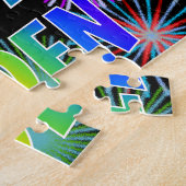 Puzzle Prénom "AIDEN", Amusant "HEUREUX ANNIVERSAIRE" (Côté)