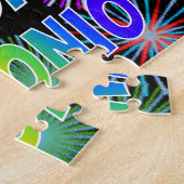 Puzzle Prénom "ANTONIO", Amusant "HEUREUX ANNIVERSAIRE" (Côté)