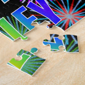 Puzzle Prénom "BAILEY", Amusant "HEUREUX ANNIVERSAIRE" (Côté)