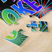 Puzzle Prénom "BROOKE", Amusant "HEUREUX ANNIVERSAIRE" (Côté)