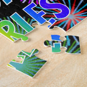 Puzzle Prénom "CHARLES", Amusant "HEUREUX ANNIVERSAIRE" (Côté)