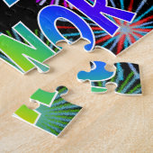 Puzzle Prénom "CONNOR", Amusant "HEUREUX ANNIVERSAIRE" (Côté)