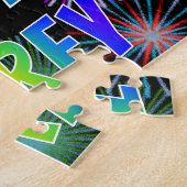 Puzzle Prénom "COREY", Amusant "HEUREUX ANNIVERSAIRE" (Côté)