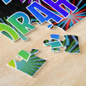 Puzzle Prénom "DEBORAH", Amusant "HEUREUX ANNIVERSAIRE" (Côté)