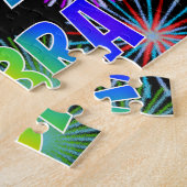 Puzzle Prénom "DEBRA", Amusant "HEUREUX ANNIVERSAIRE" (Côté)