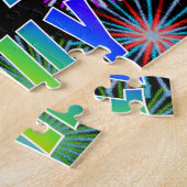 Puzzle Prénom "EMILY", Amusant "HEUREUX ANNIVERSAIRE" (Côté)