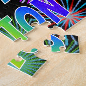 Puzzle Prénom "PAYTON", Amusant "HEUREUX ANNIVERSAIRE" (Côté)