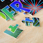 Puzzle Prénom "PIPER", Amusant "HEUREUX ANNIVERSAIRE" (Côté)