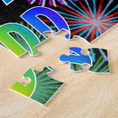 Puzzle Prénom "TODD", Amusant "HEUREUX ANNIVERSAIRE" (Côté)