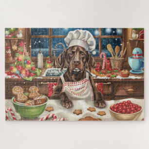 Puzzle Préparation de gâteaux pour les fêtes avec un Poin