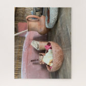 Puzzle Préparation du dîner à Oaxaca Mexique (Vertical)