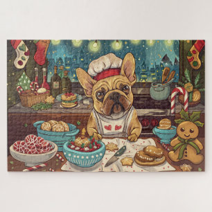 Puzzle Préparations de fêtes de Noël de Bouledogue França