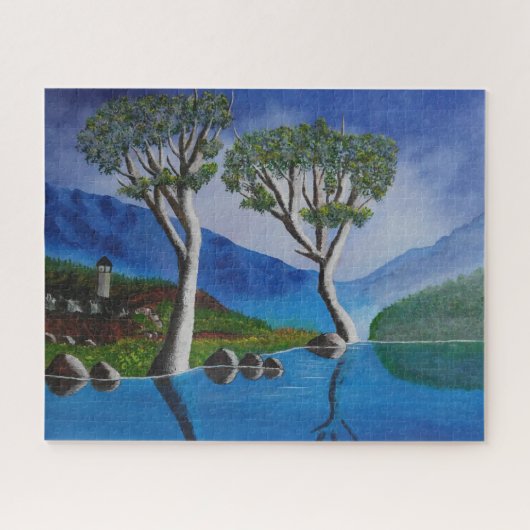 Puzzle Près de la tour de guet de la rivière DMZ Korea (Horizontal)